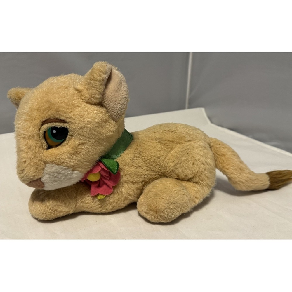 Mattel Disney The Lion King Purring Nala Plush with Flower Collar Vintage 1993